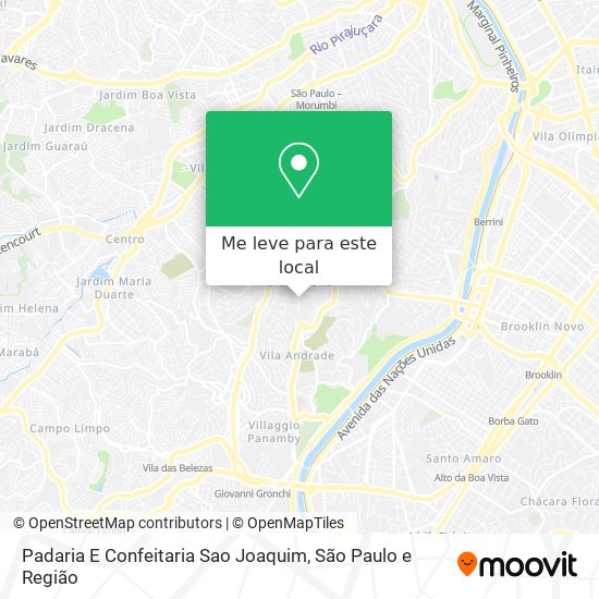 Padaria E Confeitaria Sao Joaquim mapa