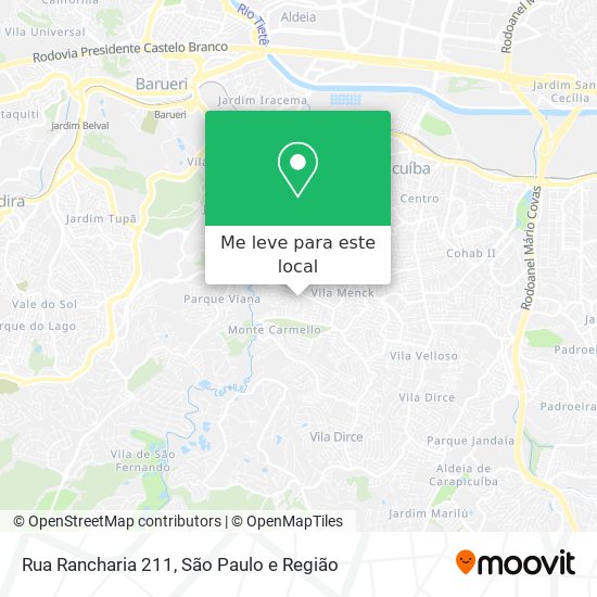 Rua Rancharia 211 mapa