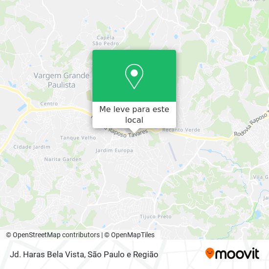 Jd. Haras Bela Vista mapa