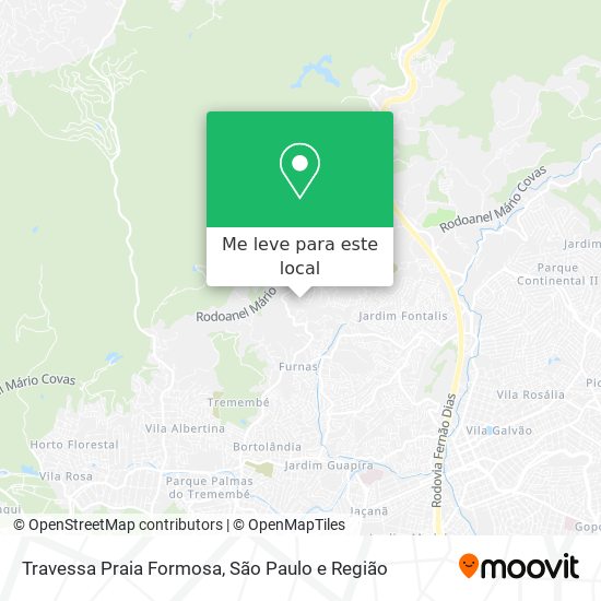 Travessa Praia Formosa mapa