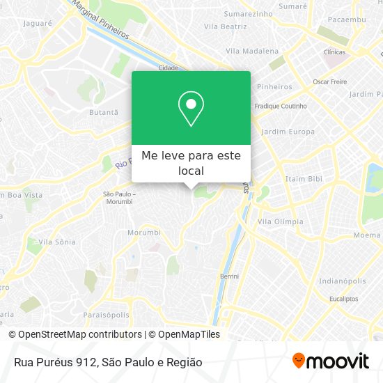 Rua Puréus 912 mapa