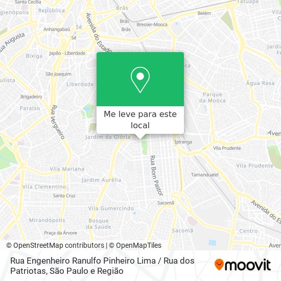 Rua Engenheiro Ranulfo Pinheiro Lima / Rua dos Patriotas mapa