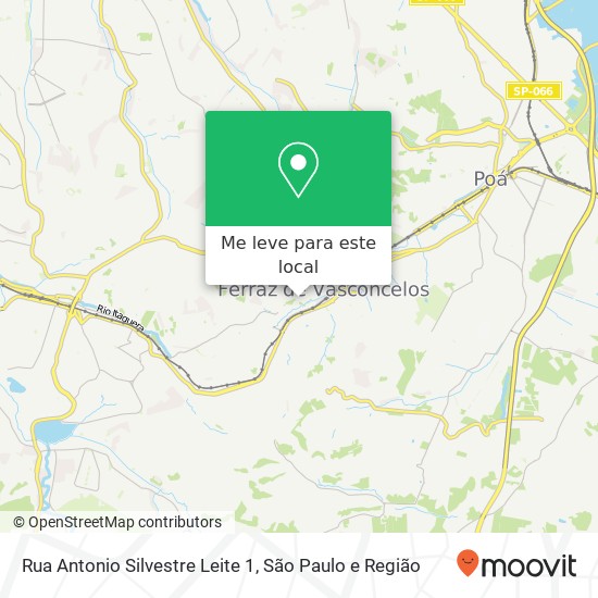 Rua Antonio Silvestre Leite 1 mapa