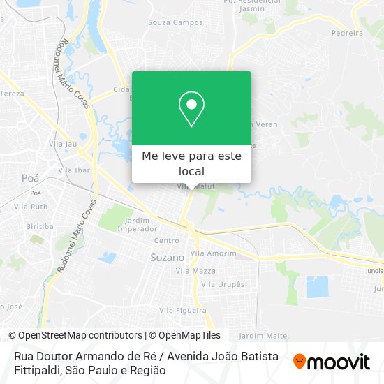 Rua Doutor Armando de Ré / Avenida João Batista Fittipaldi mapa