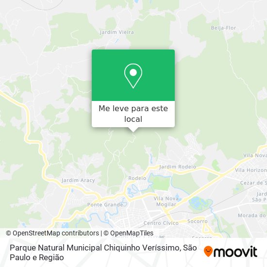 Parque Natural Municipal Chiquinho Veríssimo mapa