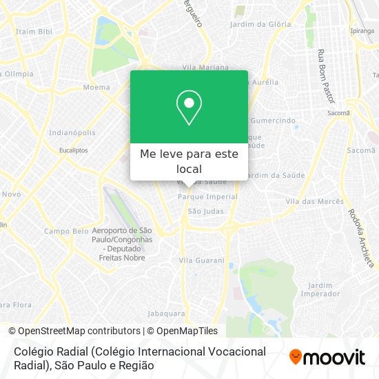 Colégio Radial (Colégio Internacional Vocacional Radial) mapa