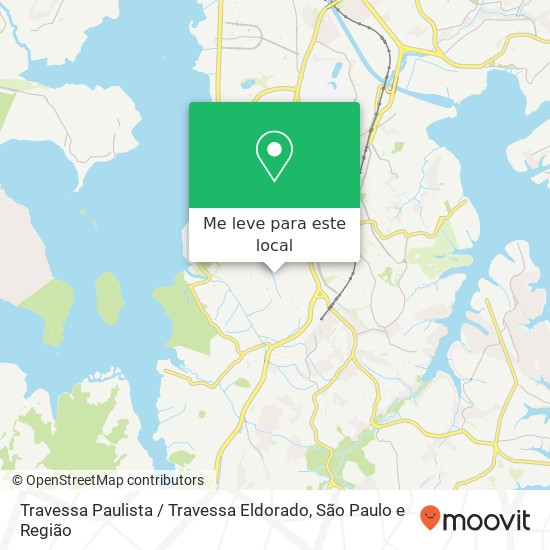 Travessa Paulista / Travessa Eldorado mapa