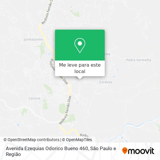 Avenida Ezequias Odorico Bueno 460 mapa
