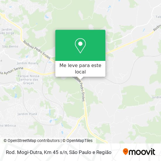 Rod. Mogi-Dutra, Km 45 s/n mapa