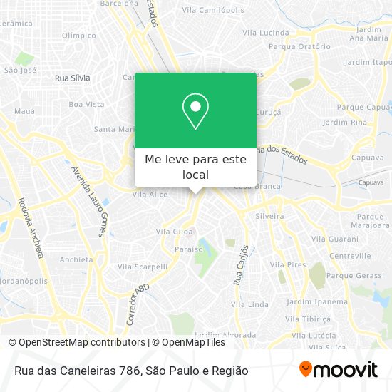 Rua das Caneleiras 786 mapa