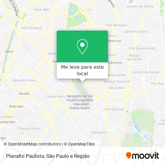 Planalto Paulista mapa