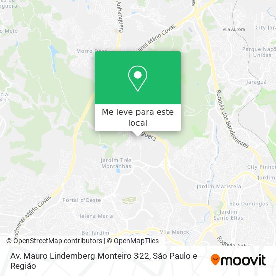 Av. Mauro Lindemberg Monteiro 322 mapa