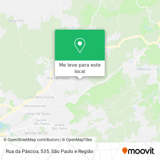 Rua da Páscoa, 535 mapa