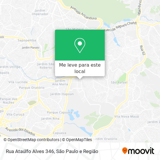 Rua Ataúlfo Alves 346 mapa