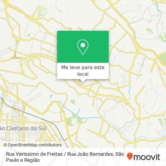 Rua Veríssimo de Freitas / Rua João Bernardes mapa