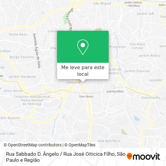 Rua Sabbado D. Ângelo / Rua José Oiticica Filho mapa
