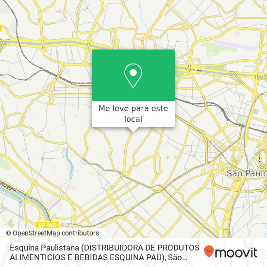 Esquina Paulistana (DISTRIBUIDORA DE PRODUTOS ALIMENTICIOS E BEBIDAS ESQUINA PAU) mapa