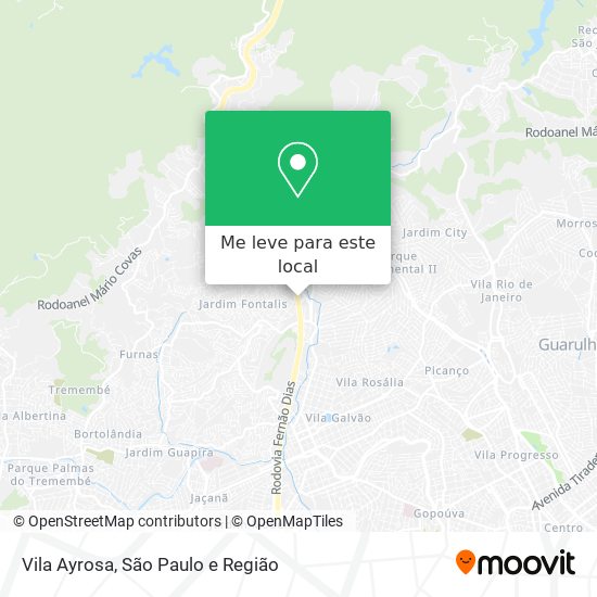 Vila Ayrosa mapa