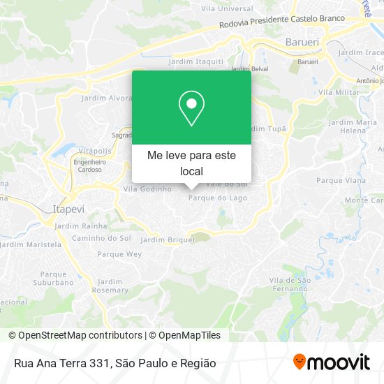 Rua Ana Terra 331 mapa