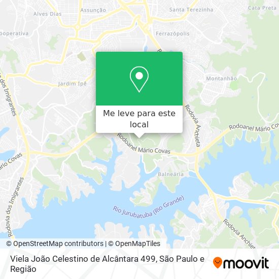 Viela João Celestino de Alcântara 499 mapa