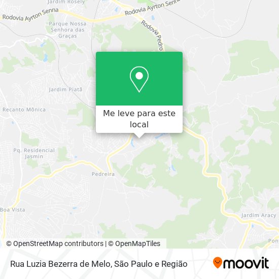 Rua Luzia Bezerra de Melo mapa