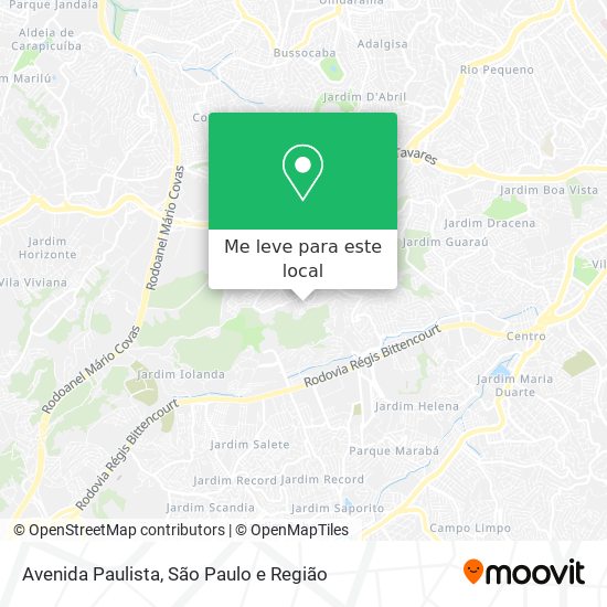 Avenida Paulista mapa