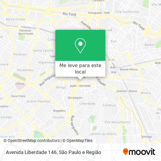 Avenida Liberdade 146 mapa