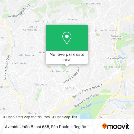 Avenida João Bassi 685 mapa