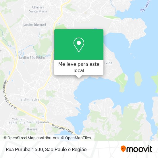 Rua Puruba 1500 mapa