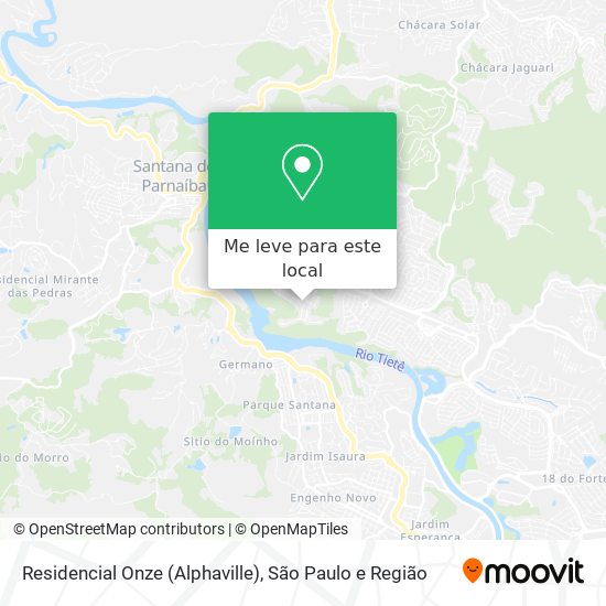 Residencial Onze (Alphaville) mapa