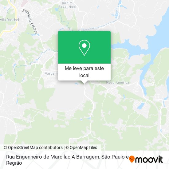 Rua Engenheiro de Marcilac A Barragem mapa