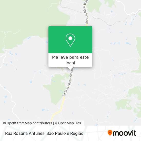 Rua Rosana Antunes mapa