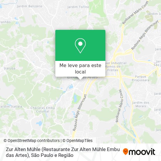 Zur Alten Mühle (Restaurante Zur Alten Mühle Embu das Artes) mapa