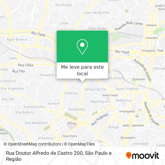 Rua Doutor Alfredo de Castro 200 mapa