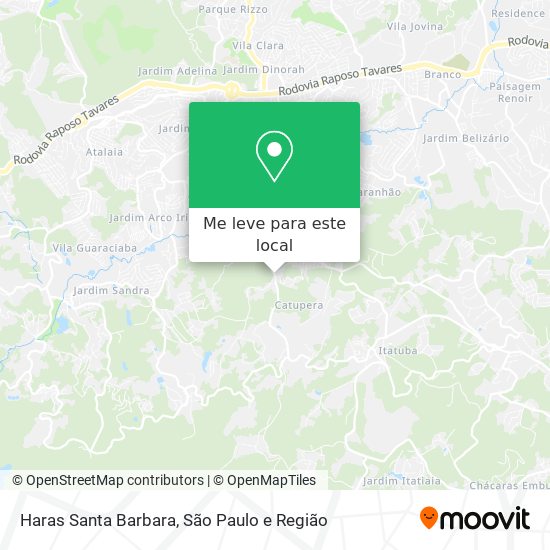 Haras Santa Barbara mapa
