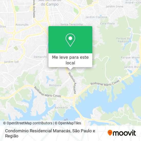 Condomínio Residencial Manacás mapa
