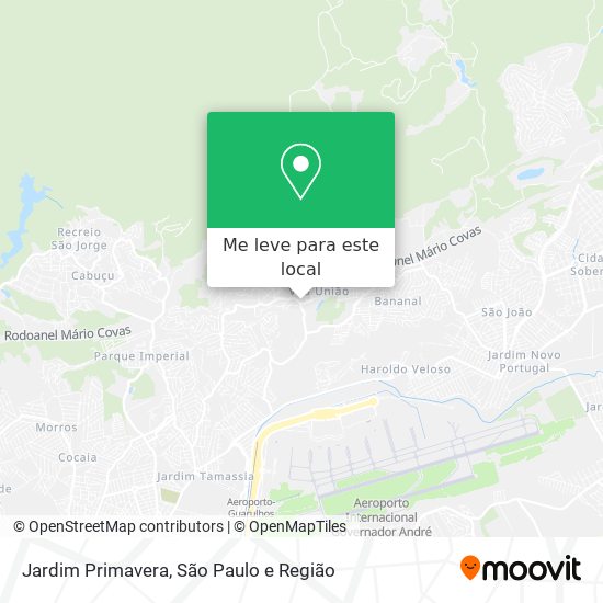Jardim Primavera mapa