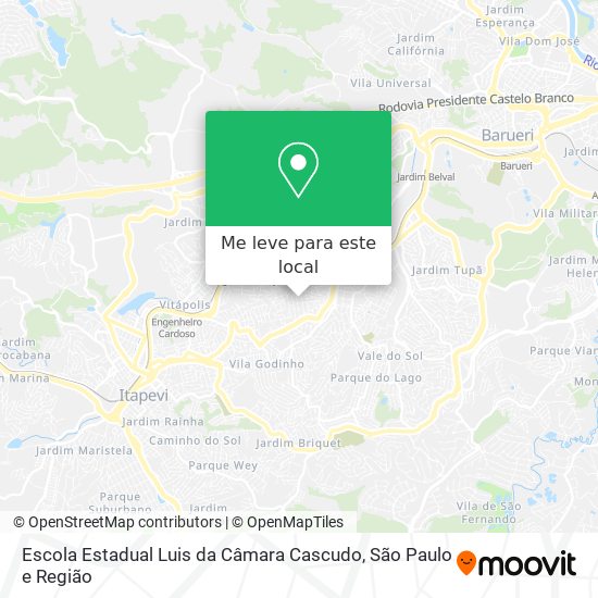 Escola Estadual Luis da Câmara Cascudo mapa