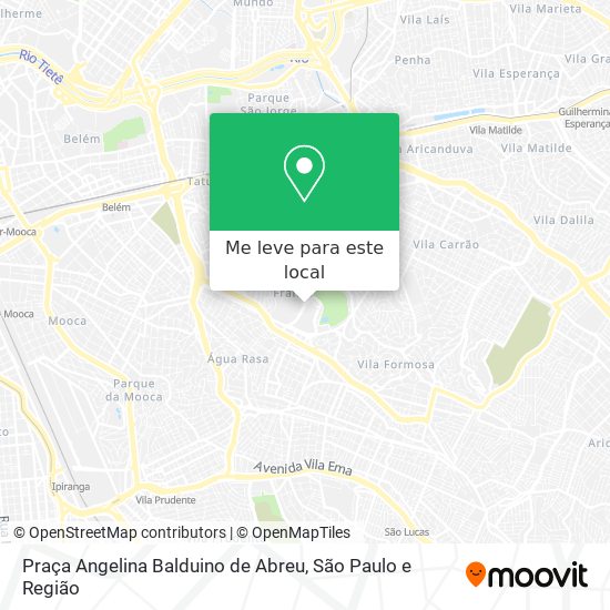 Praça Angelina Balduino de Abreu mapa
