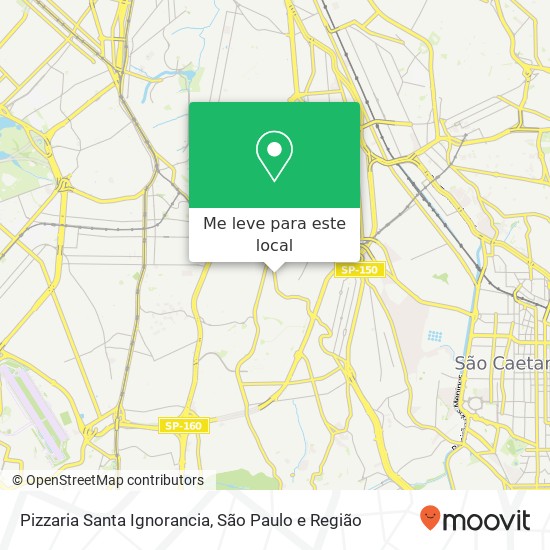 Pizzaria Santa Ignorancia mapa