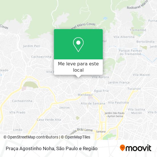 Praça Agostinho Noha mapa