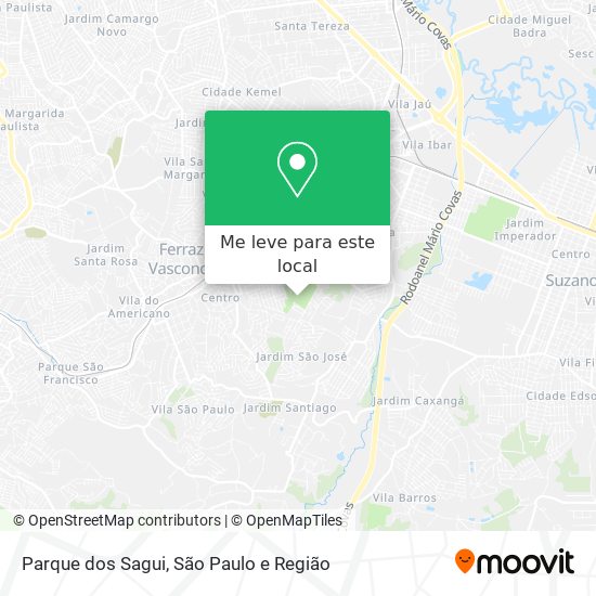 Parque dos Sagui mapa