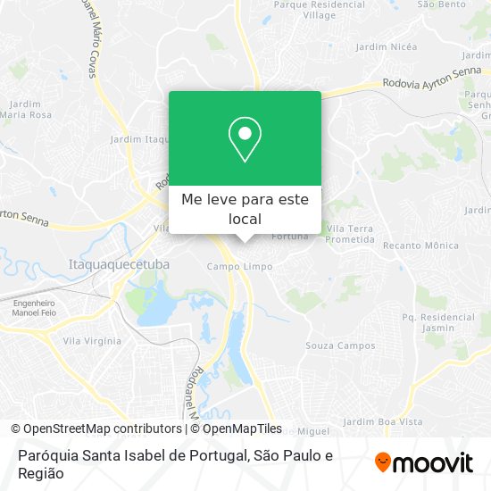 Paróquia Santa Isabel de Portugal mapa