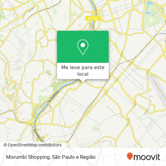 Morumbi Shopping mapa