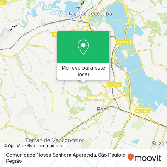 Comunidade Nossa Senhora Aparecida mapa