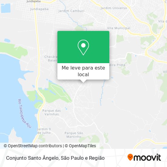 Conjunto Santo Ângelo mapa