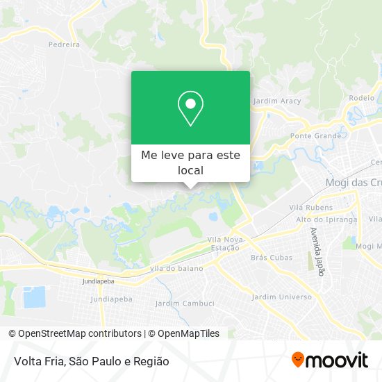 Volta Fria mapa