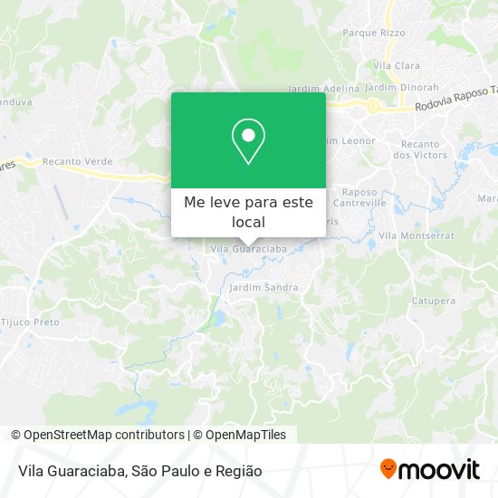 Vila Guaraciaba mapa