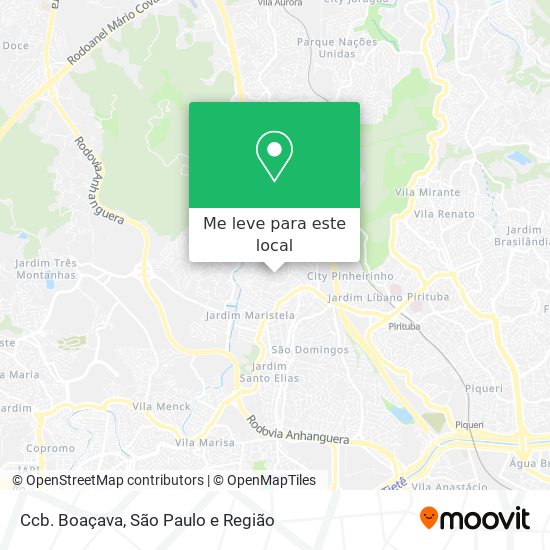 Ccb. Boaçava mapa