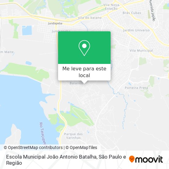 Escola Municipal João Antonio Batalha mapa